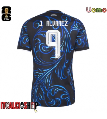 Argentina Julian Alvarez #9 Seconda Maglia Mondiali 2026 Manica Corta